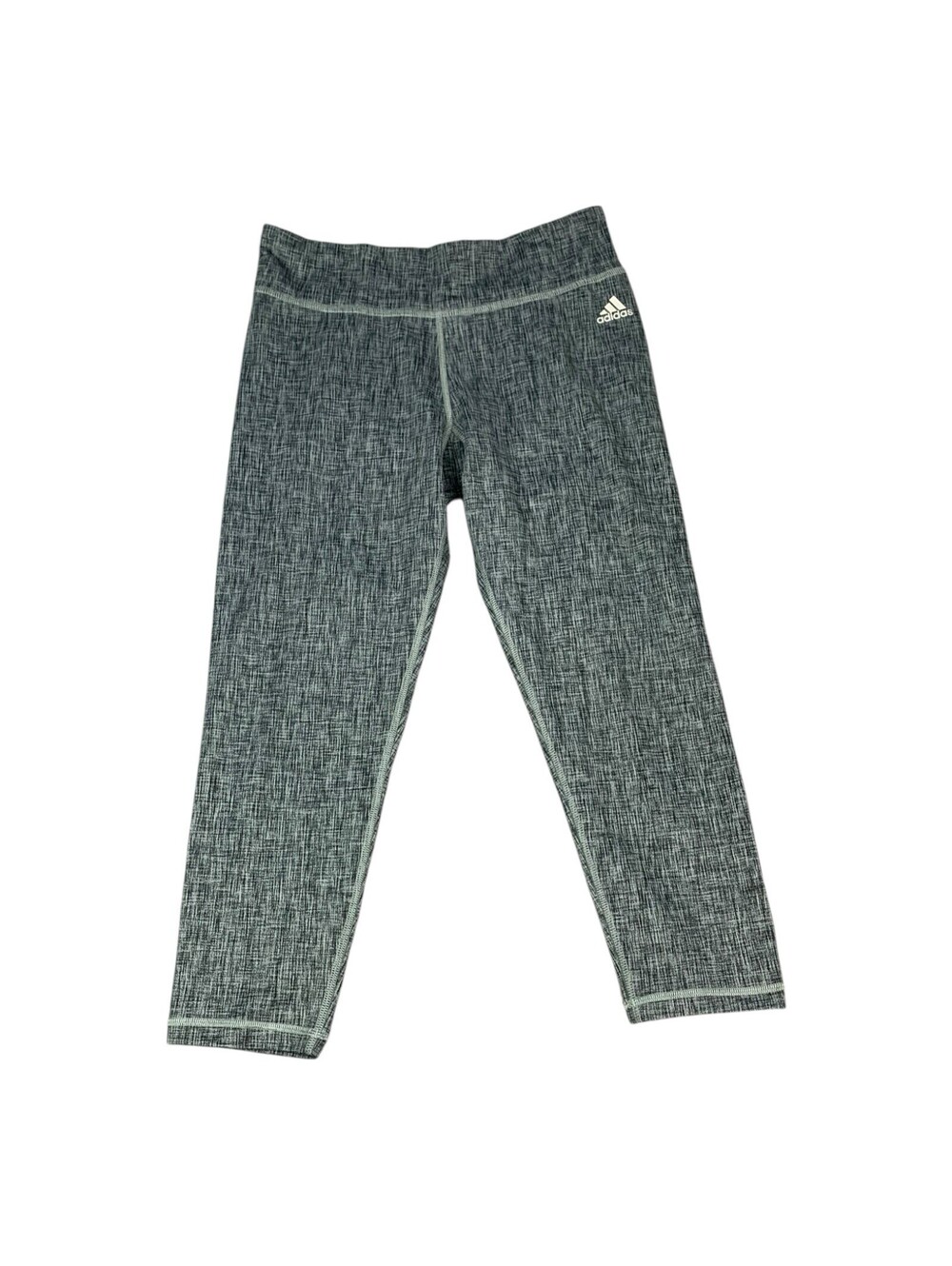 Adidas Women’s Climalite Leggings Cropped Pull On Basic Gray Size Medium